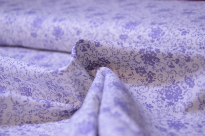 Baumwolle Blümchen lila